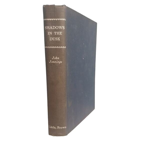 Vintage 1955 Shadows in the Dusk Fiction Novel Hardback Book by John Jennings - Picture 3 of 3
